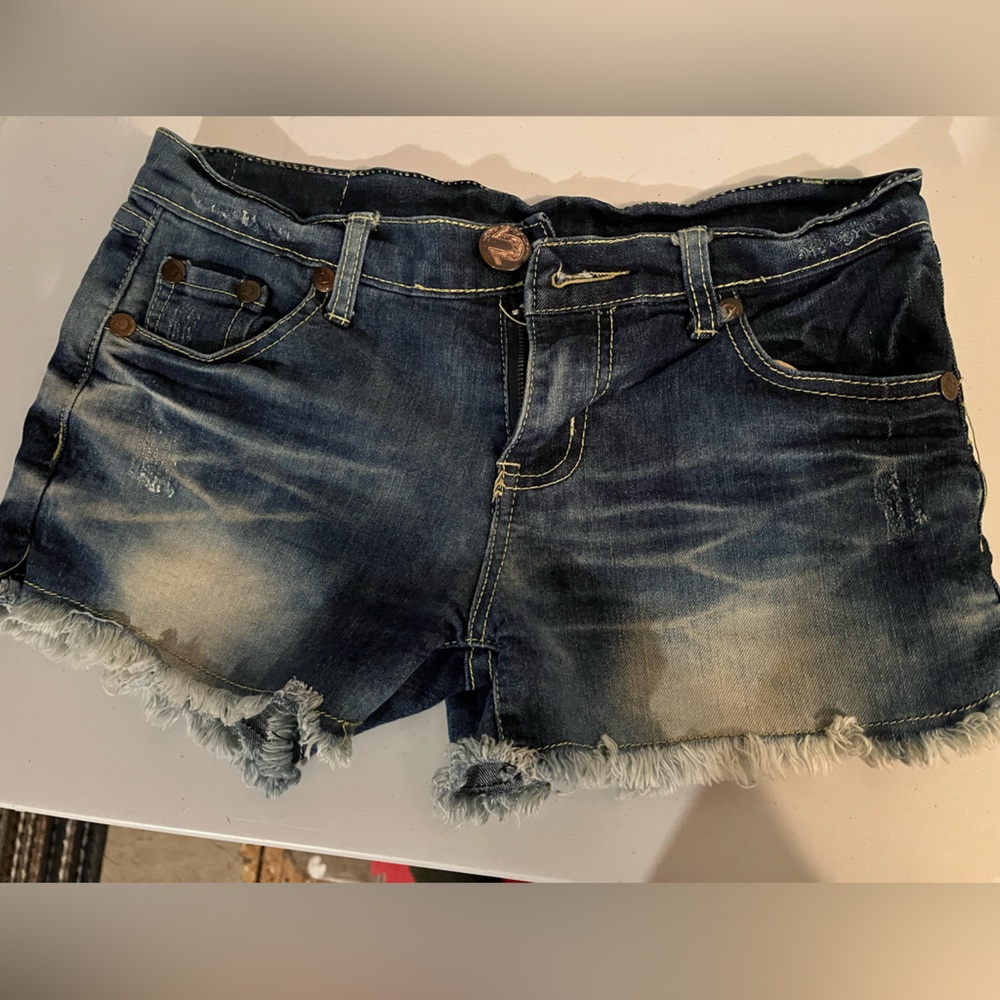 True Religion Blue Denim Women's Shorts